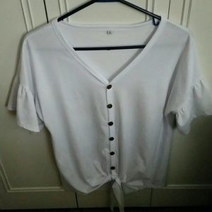 Button Down Henley Shirt